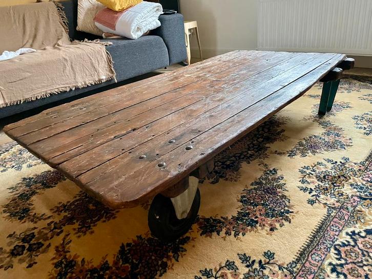 Table basse vintage, Maison & Meubles, Tables | Tables de salon, Utilisé, Moins de 50 cm, 50 à 100 cm, 150 à 200 cm, Rectangulaire