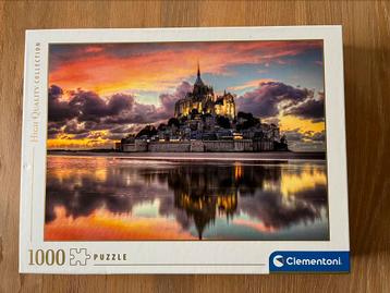 Puzzel clementoni mont saint michel 1000 stuks beschikbaar voor biedingen