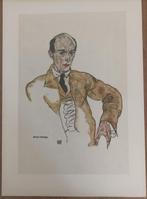 unieke en originele heliogravure van kunstenaar Egon Schiele, Antiek en Kunst, Ophalen of Verzenden