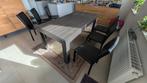 Eettafel met 6 stoelen, Huis en Inrichting, Complete eetkamers, Ophalen, Gebruikt