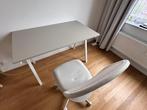 Desk and storage combination, and swivel chair beige/white, Ophalen of Verzenden, Zo goed als nieuw, Beige, Bureaukruk
