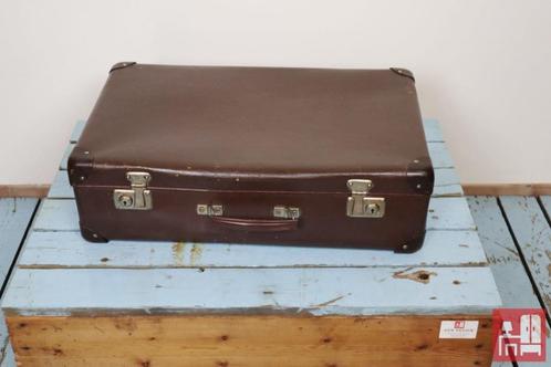 Donkerbruine Reiskoffer, Handtassen en Accessoires, Koffers, Gebruikt, 50 tot 60 cm, 35 tot 45 cm, Ophalen of Verzenden