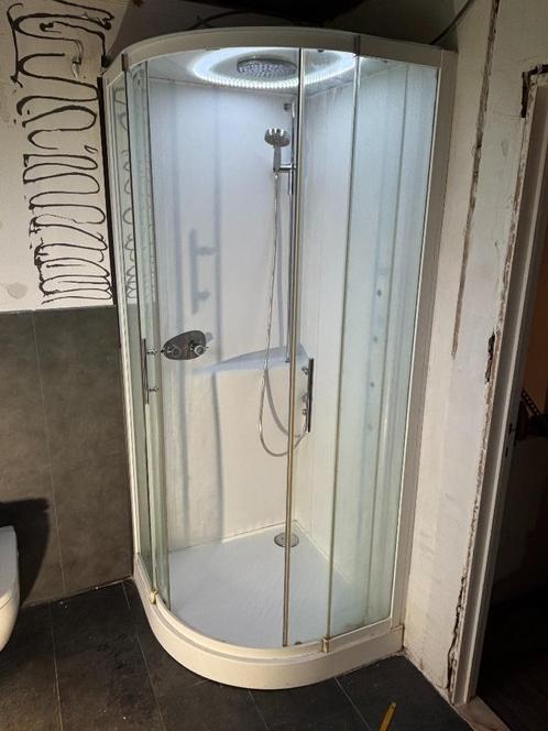Luxe Douchecabine Novellini EON R90 + Optie Stoomcabine, Doe-het-zelf en Bouw, Sanitair, Gebruikt, Douche, Ophalen