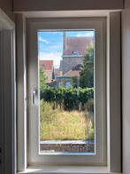 Diverse ramen Deceuninck, antraciet buiten en wit binnenkant, Ophalen, Zo goed als nieuw, Gevelraam of Ruit, Dubbelglas