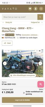 BMW R75 zijspan, NSU, Vespa 7 December Veiling, Motoren, Scooter