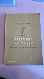 Algemene rechtsleer. Inleiding tot de rechtstheorie, Boeken, Sociale wetenschap, Frederik Peeraer, Ophalen, Gelezen