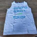 Witte mouwloze t-shirt dopo dopo boys, Kinderen en Baby's, Kinderkleding | Maat 122, Ophalen of Verzenden, Zo goed als nieuw, Dopodopo