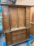 Antieke kast met bureau, Antiek en Kunst, Antiek | Meubels | Kasten, Ophalen