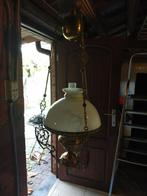 antieke hangende olielamp, Antiek en Kunst, Antiek | Verlichting, Ophalen