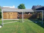 2 Voetbaldoelen 3,00m x 2,00m Aluminium, Alusport type 380, Sport en Fitness, Ophalen, Gebruikt, Set
