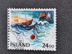 Islande 1988 - Noël - pêcheurs en mer, Timbres & Monnaies, Affranchi, Enlèvement ou Envoi, Islande