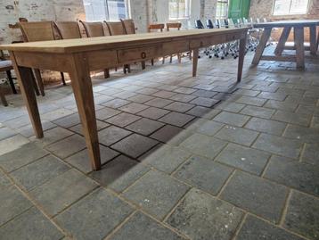 3 meter boerentafel 300 cm lange boerentafel met 3 laden  beschikbaar voor biedingen