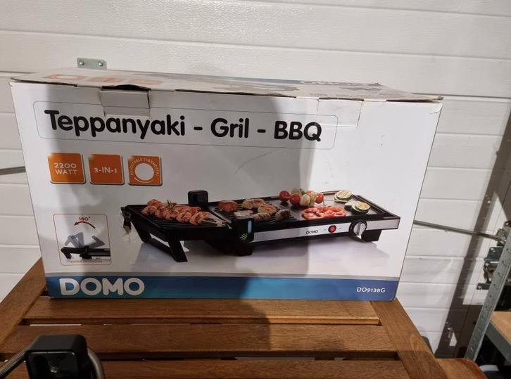3-in-1 teppanyaki-grill-bbq, Elektronische apparatuur, Grillplaten, Tafelgrill, Ophalen