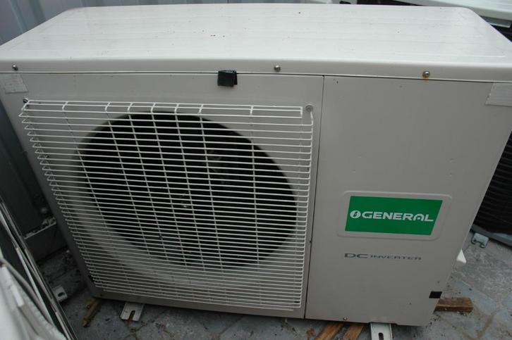 Airco Warmtepompen GENERAL 8KW 230V, Elektronische apparatuur, Airco's, Gebruikt, Wandairco, 100 m³ of groter, 3 snelheden of meer