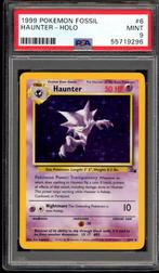 Haunter Holo PSA 9 - 6/62 - Fossil 1999, Hobby en Vrije tijd, Verzamelkaartspellen | Pokémon, Verzenden, Zo goed als nieuw, Losse kaart