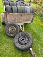 28 wielen: banden met metalen of 2 aluminium velgen, Auto-onderdelen, Banden en Velgen, Ophalen, 15 inch, Winterbanden, Banden en Velgen