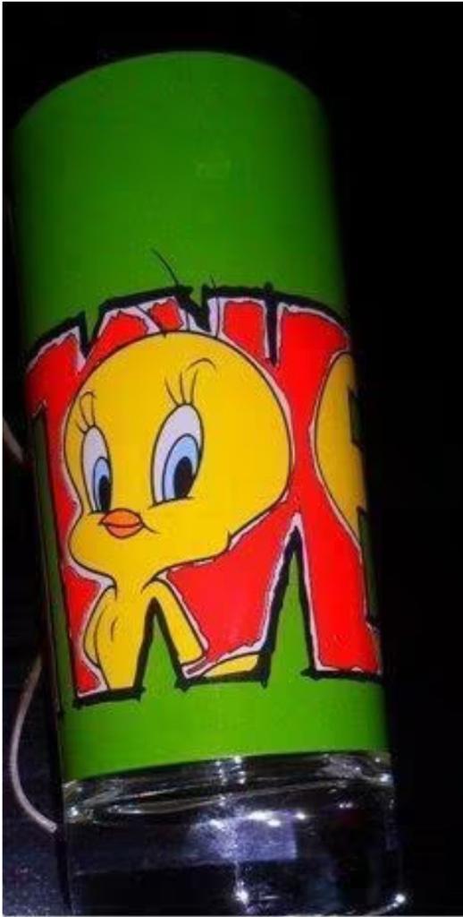 Verre à boisson longue Tweety Warner Bros et autres articles, Collections, Verres & Petits Verres, Enlèvement ou Envoi