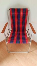 Vintage opvouwbare fauteuil, Ophalen of Verzenden