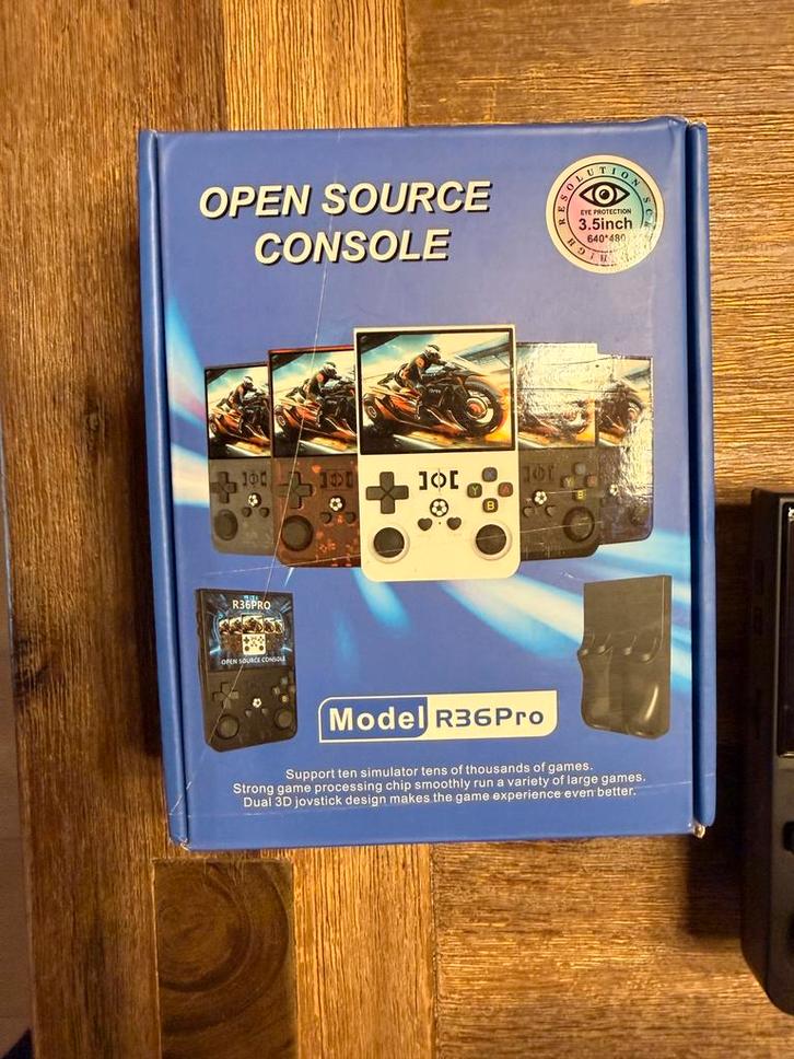 Retro Handheld Console R36Pro – Open Source – 128GB, Games en Spelcomputers, Games | Sony PlayStation 5, Zo goed als nieuw, Ophalen