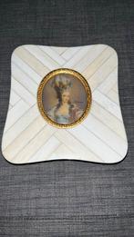 Portret schilderijtje, Handtassen en Accessoires, Broches, Ophalen of Verzenden, Zo goed als nieuw