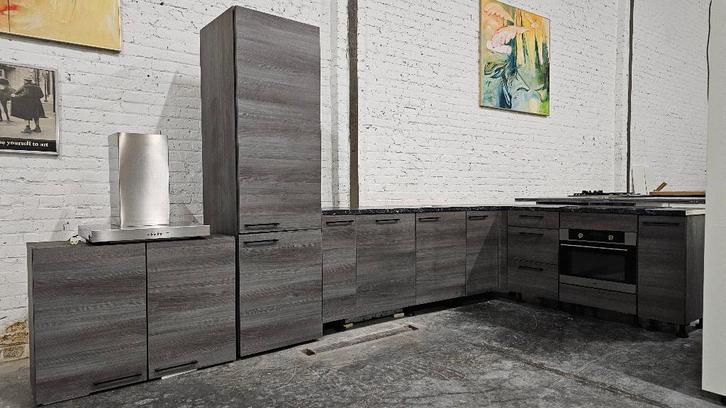 Duitse duurzame keuken 320 x 208 of 260 x 268 cm, apparatuur, Huis en Inrichting, Keuken | Complete keukens, Hoekkeuken, Hout