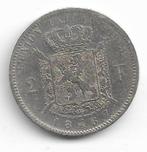 Belgique : 2 francs 1867 FR - argent sans croix - morin 169a, Argent, Envoi, Monnaie en vrac, Argent