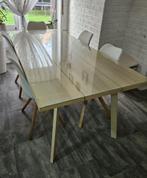eettafel met 6 stoelen  van ikea, Ophalen, Gebruikt, 50 tot 100 cm, Vijf personen of meer