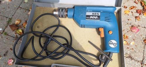 AEG perceuse à percussion SBE500R, Doe-het-zelf en Bouw, Gereedschap | Boormachines, Gebruikt, Boormachine, Minder dan 400 watt