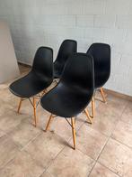 4x Vitra DSW stoelen - zwart, Ophalen, Zwart