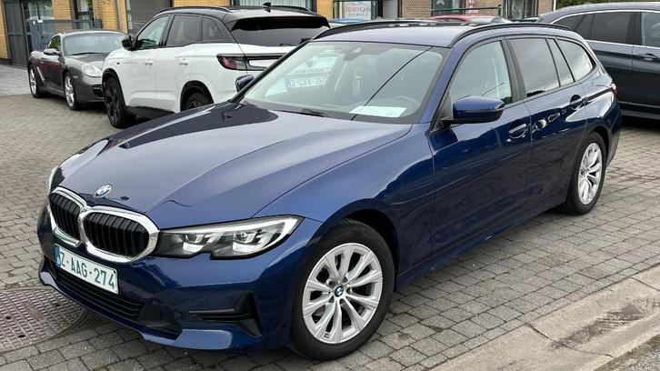 BMW 318DA TOURING 2020-72KM NIEUW STAAT, Auto's, BMW, Bedrijf, 3 Reeks, Diesel, Euro 6, Automaat, Dealer onderhouden, Onderhoudsboekje