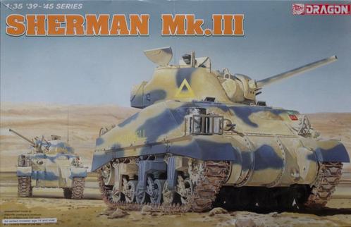 DRAGON 1:35 - SHERMAN MK III - WW2, Hobby & Loisirs créatifs, Modélisme | Voitures & Véhicules, Neuf, Tank, 1:32 à 1:50, Enlèvement ou Envoi