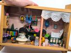Sylvanian families Diorama in een houten kist, Gebruikt, Ophalen of Verzenden, Accessoires