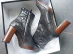 Enkellaarsjes blauw leer met hoge hak nieuw smal 36, Kleding | Dames, Schoenen, Blauw, Lage of Enkellaarzen, Nieuw, Ophalen of Verzenden