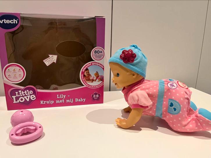 Vtech kruip met mij pop, Kinderen en Baby's, Speelgoed | Poppen, Zo goed als nieuw, Ophalen of Verzenden