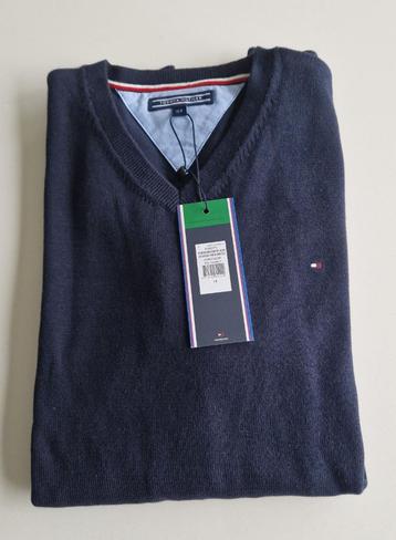 Nieuwe donkerblauwe pull Tommy Hilfiger (maat 164, 14 jaar) beschikbaar voor biedingen