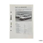 Kluwer | Fiat 131 Mirafiori 1300 / 1600 | 1975 | NL, Auto diversen, Handleidingen en Instructieboekjes, Ophalen of Verzenden