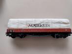 Marklin 4517 - Covered bogie tilttruck, eightwheeled, Ophalen of Verzenden, Gebruikt, Wagon, Märklin