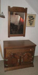 Belle commode en chêne avec miroir assorti, Enlèvement ou Envoi, Comme neuf