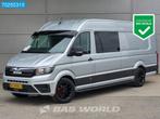 MAN TGE 3.180 Automaat L5H3 Dubbele Cabine Airco Cruise Came, Auto's, Bestelwagens en Lichte vracht, Stof, Euro 6, 4 cilinders