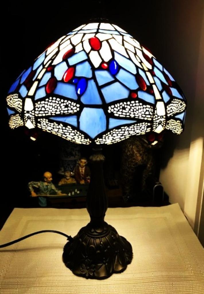 Tiffany Lamp Brons Glas in lood H 50 x B 30✨😍💑💎🎁🤗👌, Huis en Inrichting, Woonaccessoires | Overige, Nieuw, Ophalen of Verzenden