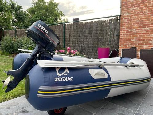 Zodiac Cadet 260 & Yamaha 4pk & papieren, Watersport en Boten, Rubberboten, Gebruikt, Yamaha, Hout, Minder dan 70 pk, Benzine