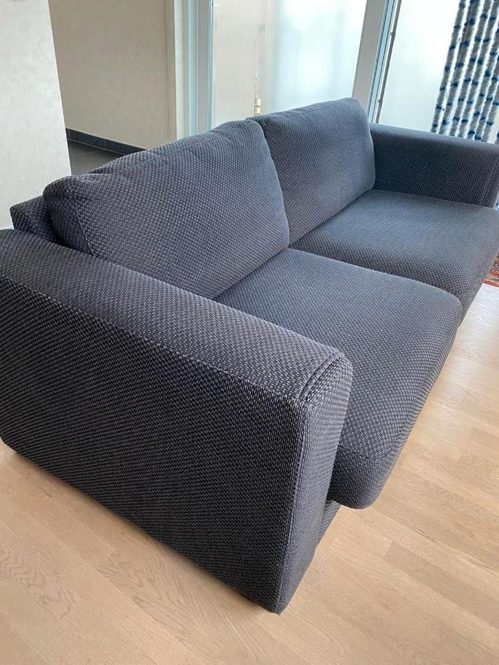 Grijze zetel Henders & Hazel, Maison & Meubles, Canapés | Salons, Utilisé, Tissus, Enlèvement