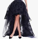 Jupe asymétrique dentelle noire, costume steampunk, Kleding | Dames, Ophalen of Verzenden, Nieuw