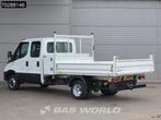 Iveco Daily 35C16 Open Laadbak met Kist Dubbel Cabine Dubbel, Auto's, Bestelwagens en Lichte vracht, Stof, Gebruikt, Euro 6, 4 cilinders