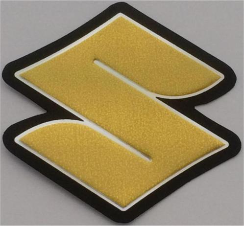 Suzuki metallic sticker #12, Motos, Accessoires | Autocollants, Envoi