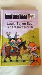 Luuk, Taj en Saar en het grote geheim - JBC boek, Fictie algemeen, Zo goed als nieuw, Ophalen, Jørgen Hofmans