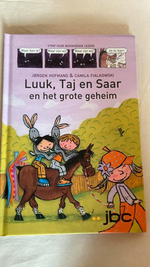 Luuk, Taj en Saar en het grote geheim - JBC boek, Livres, Livres pour enfants | Jeunesse | Moins de 10 ans, Comme neuf, Fiction général