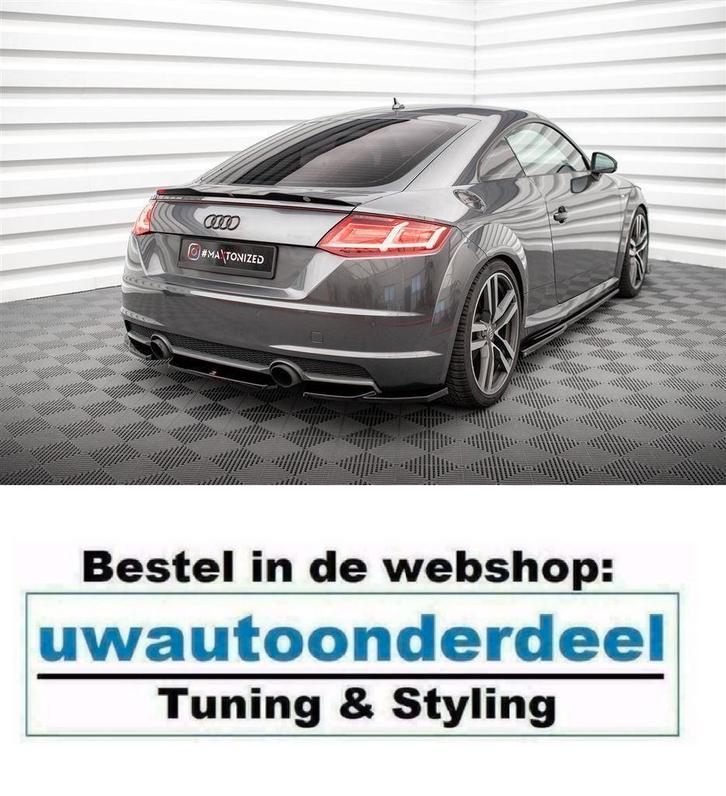 Maxton Spoiler Splitter Lip Geschikt voor Audi TTS TT S Line, Autos : Divers, Tuning & Styling, Envoi