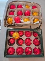 25 vintage 70's glazen kerstballen, Ophalen of Verzenden, Gebruikt