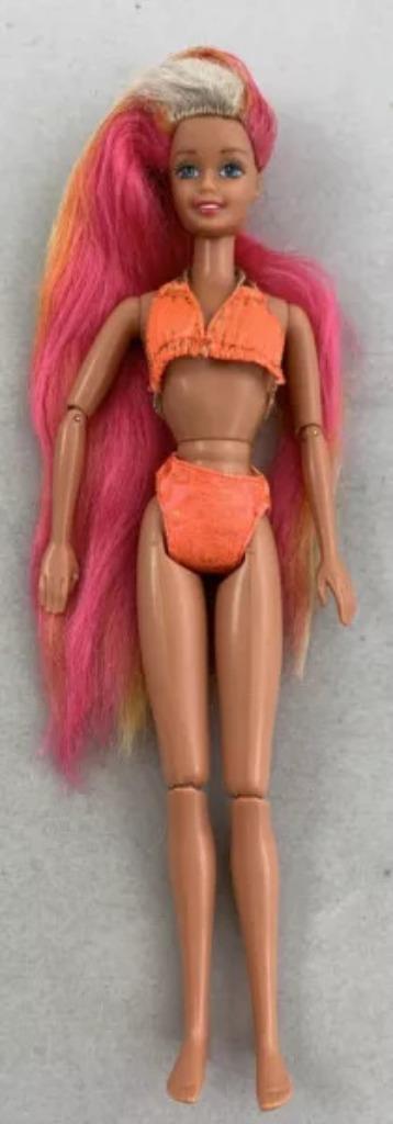 Barbie Hula Hair pop 17047 Vintage Mattel 1996 90er modepop, Verzamelen, Poppen, Zo goed als nieuw, Pop, Verzenden